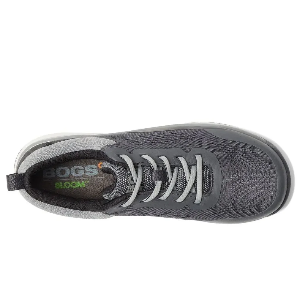 BOGS SANDSTONE KNIT LOW COMPOSITE SAFETY TOE GRAY 8.5 B (M)